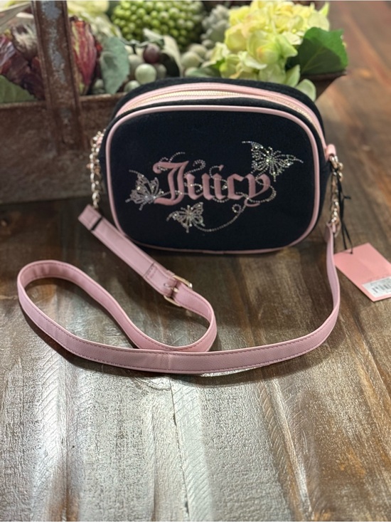 Juicy Couture Handbags - Juicy Couture Wingin' It Camera Bag in Liquorice NWT
